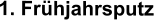 1. Frühjahrsputz